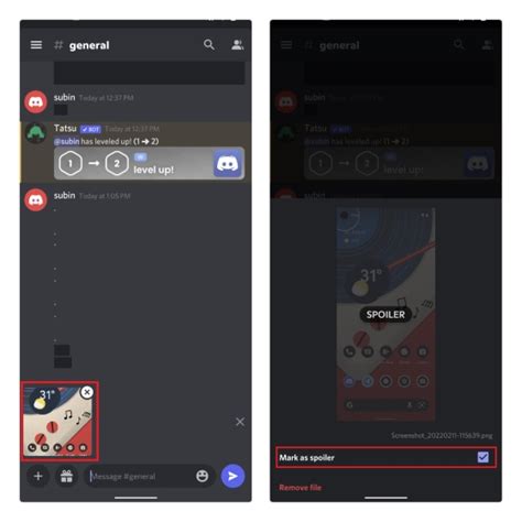 how to use spoiler in discord mobile