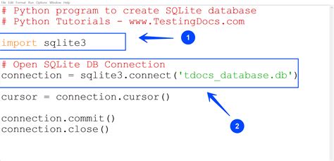 how to use sqlite database in python