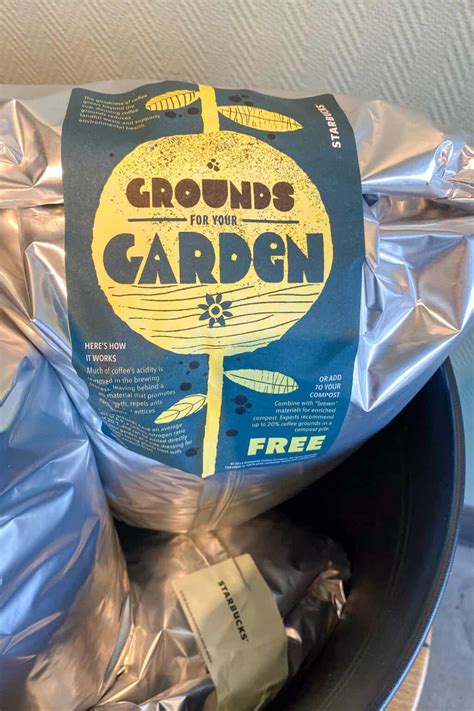 how to use starbucks coffee grounds