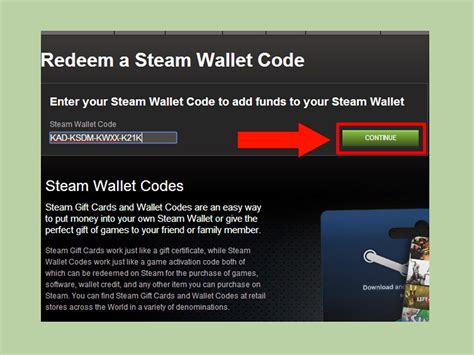 How To Use Steam Wallet Code