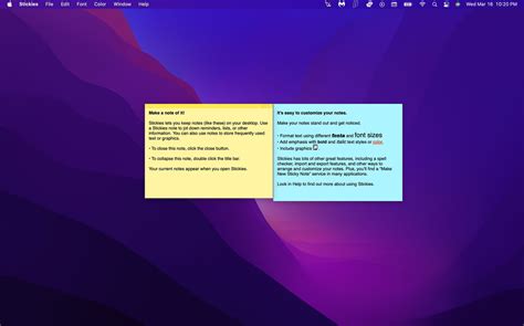 How To Use Sticky Notes On Macbook