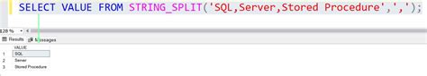 how to use string split function in sql server
