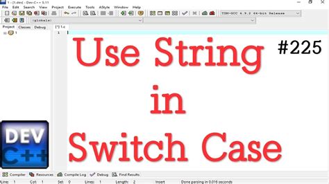 How To Use String Switch Case In C