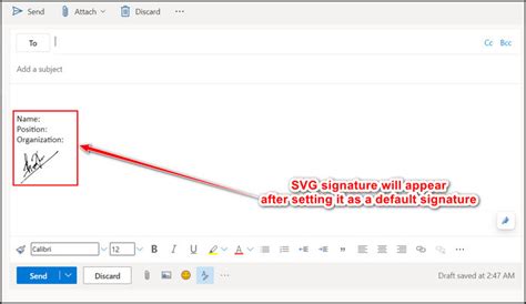 How To Use Svg In Email Signature