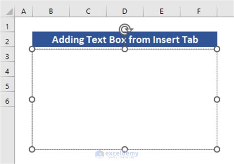 how to use text box in excel