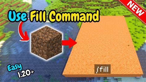 How To Use The Fill Command In Vanilla Minecraft