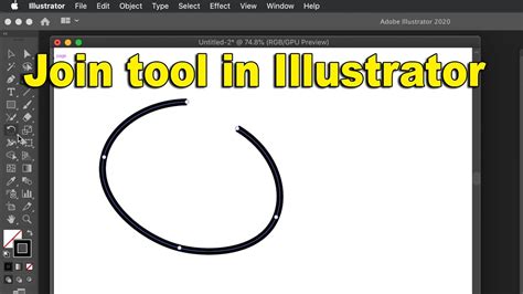 How To Use The Join Tool In Illustrator
