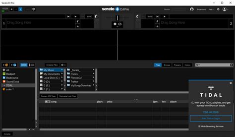 how to use tidal with serato