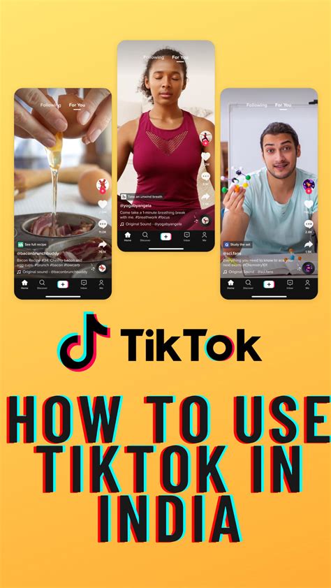 how to use tik tok in india