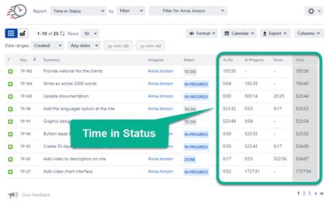 How To Use Time In Status Jira