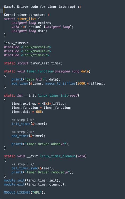 How To Use Timers In Linux C