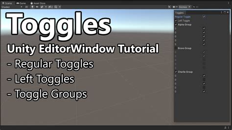 How To Use Toggle Unity