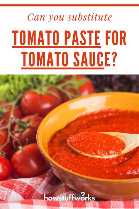 how to use tomato paste to replace tomato sauce