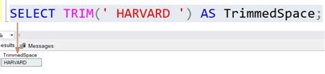 How To Use Trim In Sql Server 2016
