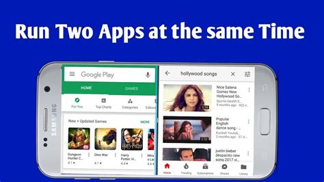 how to use two apps at the same time