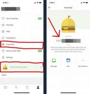 how to use ubereats referral code