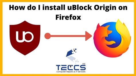 how to use ublock origin firefox