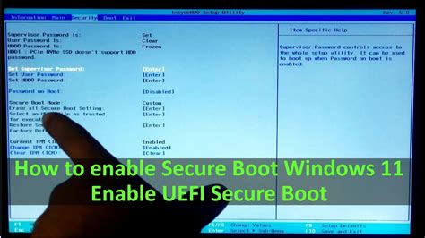 how to use uefi secure boot