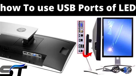 how to use usb on a monitor