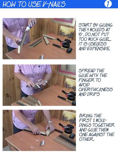 How To Use V Nails On Frames