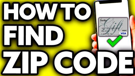 how to use visa gift card when it asks for zip code