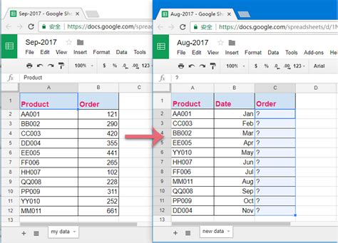 how to use vlookup in google sheets from a different sheet