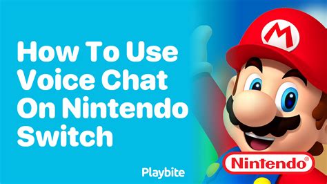 how to use voice chat in switch