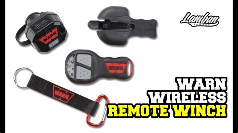 how to use warn winch remote