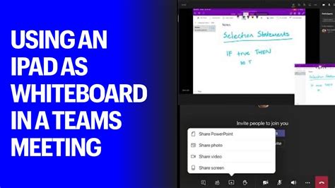 How To Use Whiteboard In Teams Ipad