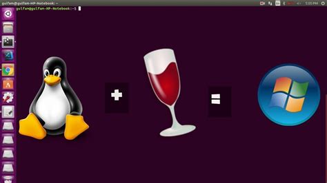 how to use wine to run windows programs on linux