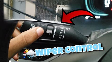 How To Use Wipers In A Car