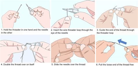 How To Use Wire Loop Needle Threader