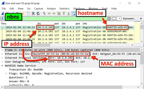 how to use wireshark to capture ip address
