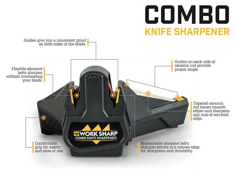 how to use work sharp combo knife sharpener
