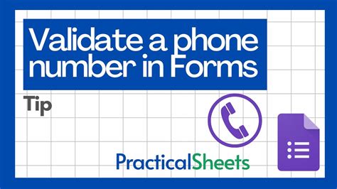 how to validate mobile number in google form