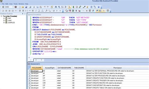 How To View All Tables In Teradata Sql Assistant
