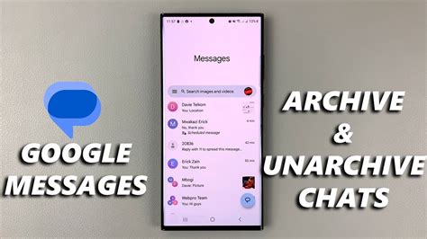 how to view archived messages in google messages