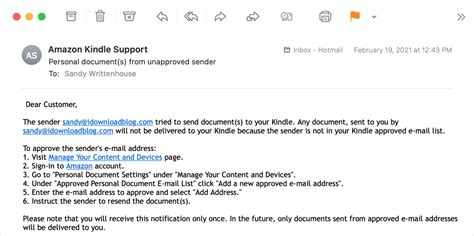 how to view documents sent to kindle email