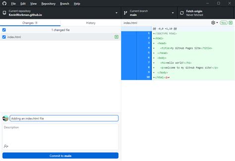 how to view html in github