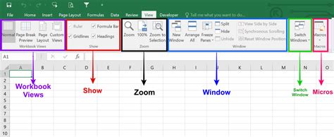 how to view in excel
