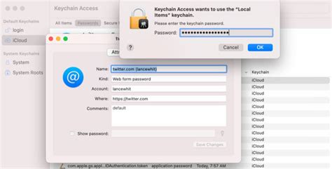 how to view passwords on mac keychain