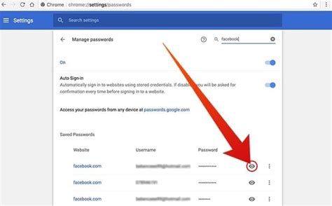 how to view passwords saved in google