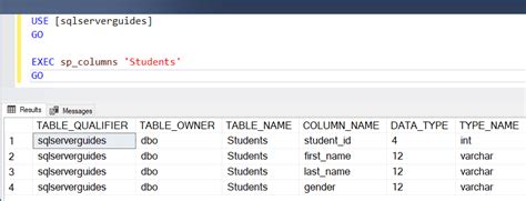 How To View Table Structure In Sql Server