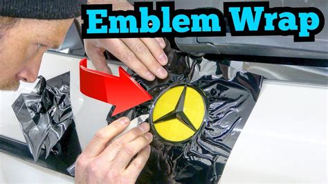 How To Vinyl Wrap Emblems