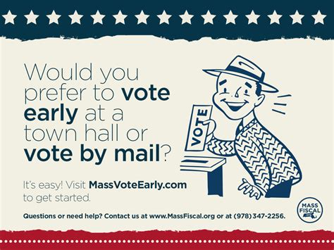 how to vote early in massachusetts