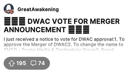 how to vote for dwac merger