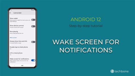how to wake screen on notification android