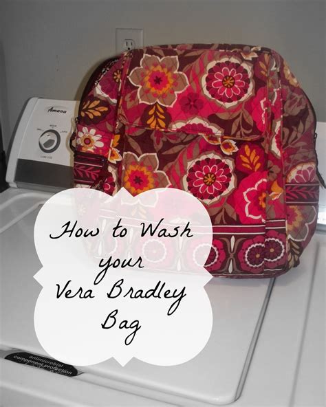 how to wash a vera bradley purse