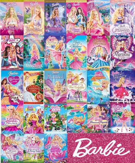how to watch all the barbie movies