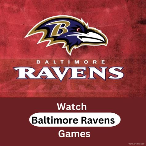 how to watch baltimore ravens game